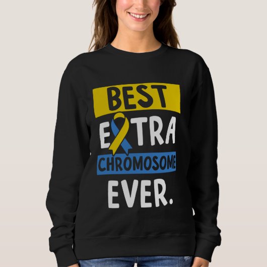 Beste extra chromosoom ooit 1 trui (Voorkant)