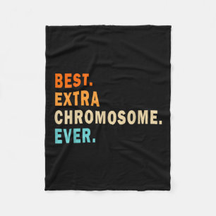 Beste extra chromosoom ooit - Downsyndroom Awareen Fleece Deken