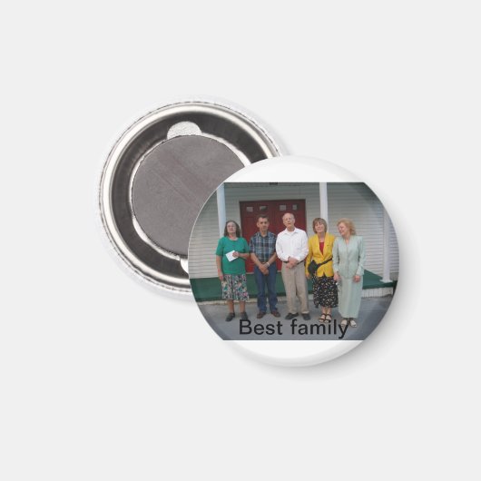 Beste familie magneet (Voorkant / Achterkant)