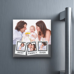 Beste familie ooit Aangepaste Instagram 4 foto col Magneet