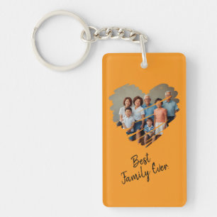 Beste Familie Ooit Custom Photo Sleutelhanger