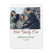 Beste familie ooit toevoegen familienaam afbeeldin magneet (Verticaal)