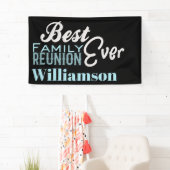 Beste familie reünie bijeenkomst modern spandoek (Insitu)