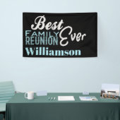 Beste familie reünie bijeenkomst modern spandoek (Beurs)