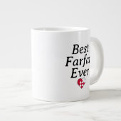 Beste Farfar Ooit - Gepersonaliseerde foto Yule He Grote Koffiekop (Voorkant rechts)