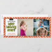 Beste feestdag ooit x3! feestdagenkaart (Voorkant / Achterkant)