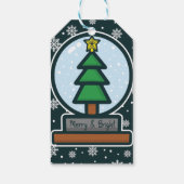 beste feestelijke vreugde cadeaulabel (Achterkant)