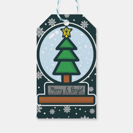 beste feestelijke vreugde cadeaulabel (Achterkant)