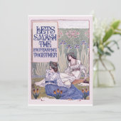 Beste feministische vriend kaart (Staand voorkant)