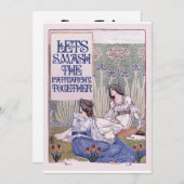 Beste feministische vriend kaart (Voorkant / Achterkant)