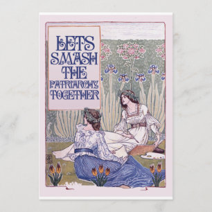 Beste feministische vriend kaart