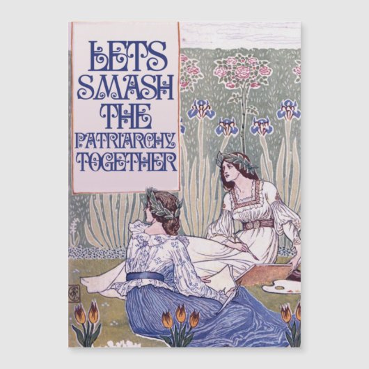 Beste feministische vriend laat de patriarchie slo (Voorkant)