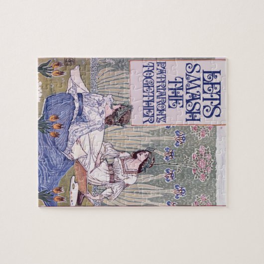 Beste feministische vriend legpuzzel (Horizontaal)