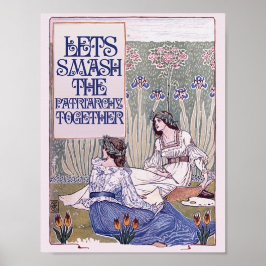 Beste feministische vriend poster (Voorkant)