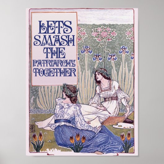 Beste feministische vriend poster (Voorkant)