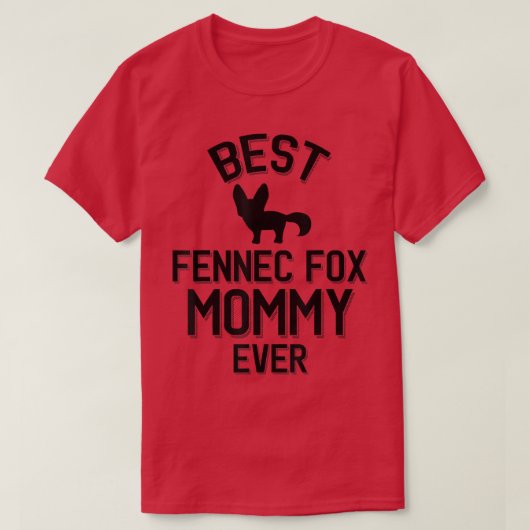 Beste Fennec voor mama ooit T-shirt (Design voorkant)