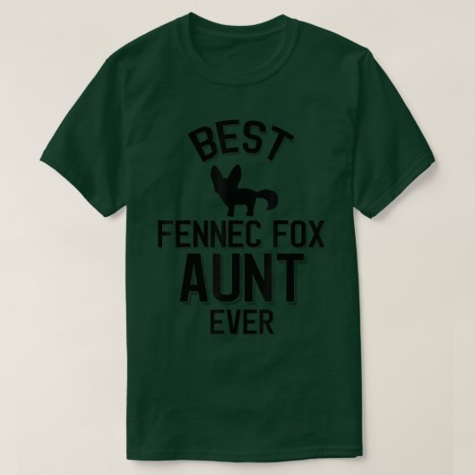 Beste Fennec voor tante ooit T-shirt (Design voorkant)