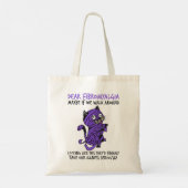 Beste fibromyalgie, misschien als we rondlopen om tote bag (Achterkant)