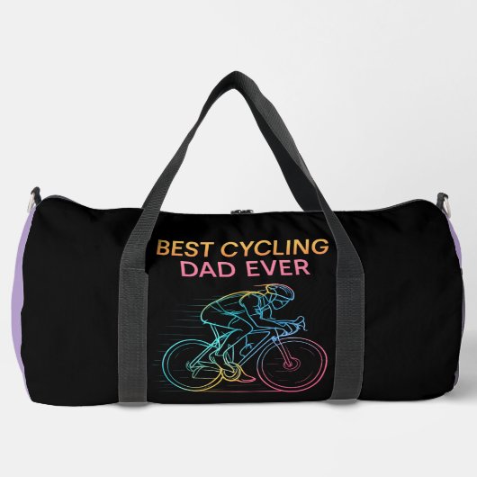 Beste fietsende vader ooit plunjezak (Voorkant)