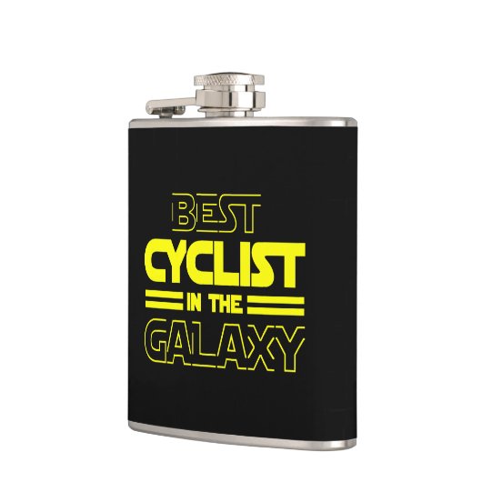 Beste fietser in de melkweg heupfles (Links)