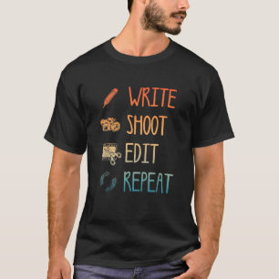 Beste Film Maker Kunst Voor Mannen Vrouwen Filmmak T-shirt