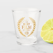 Beste Film Student - Film School Afstuderen Shot Glas (Voorkant)