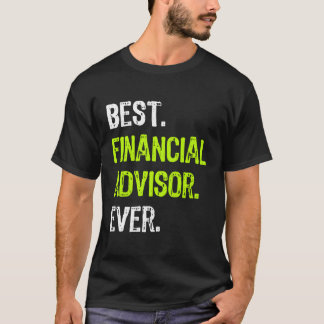 Beste financieel adviseur ooit grappig cadeau voor t-shirt
