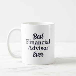 Beste Financieel Adviseur Ooit Mok met Definitie