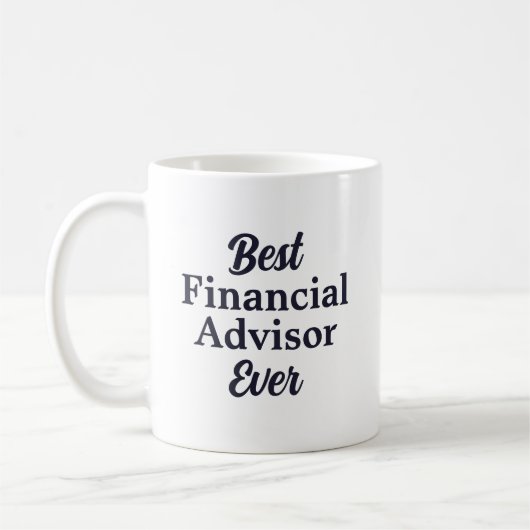 Beste Financieel Adviseur Ooit Mok met Definitie (Links)