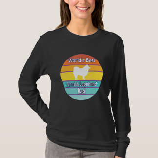 Beste Finse Lapphund-papa ter wereld T-shirt