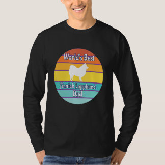 Beste Finse Lapphund-papa ter wereld T-shirt