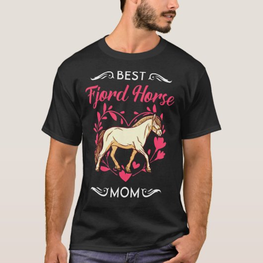 Beste Fjordenpaardenmoeder T-shirt (Voorkant)