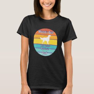 Beste Flat Coated Retriever-papa ter wereld T-shirt