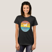 Beste Flat Coated Retriever-papa ter wereld T-shirt (Voorkant volledig)