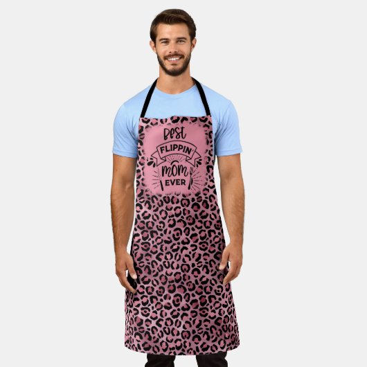 Beste Flippin Moeder All Over Print Schort (Gedragen)