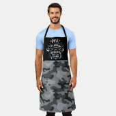 Beste Flippin 'Opa All Over Print Schort (Gedragen)