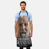 Beste 'Flippin' Opa Foto | Naam Schort (Gedragen)