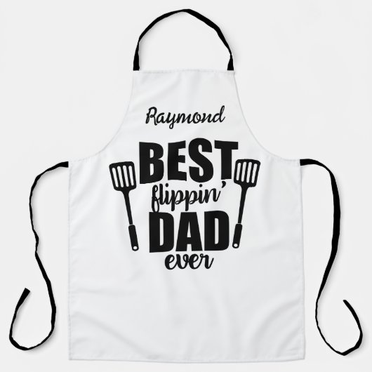 Beste flippin papa ooit schort (Voorkant)