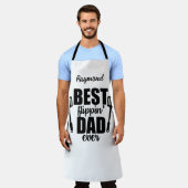 Beste flippin papa ooit schort (Gedragen)