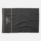 Beste Flippin Papa Spatel Grappige Retro Theedoek (Horizontaal)