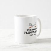 Beste Flippin Vader Spatel Grappig Retro Koffiemok (Voorkant rechts)