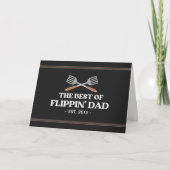 Beste Flippin Vader Spatel Grappig Retro Recept Kaart (Voorkant)