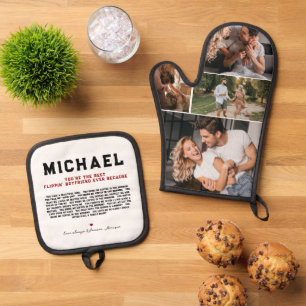 Beste flippin' vriendje ooit   4 Foto Ovenwant & Pannenlap Set