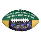 Beste Football Coach geeft je FOTO, TEKST, KLEUREN (Voorkant)