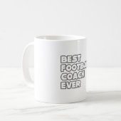 Beste Football Coach ooit Koffiemok (Voorkant links)