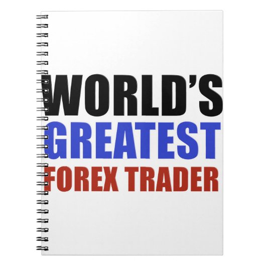 Beste forexhandelaar ter wereld notitieboek (Voorkant)