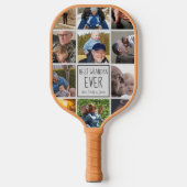 Beste foto-collage ooit van opa pickleball paddle (Voorkant)