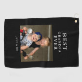 Beste foto op opa Ever Golfhanddoek (Horizontaal)