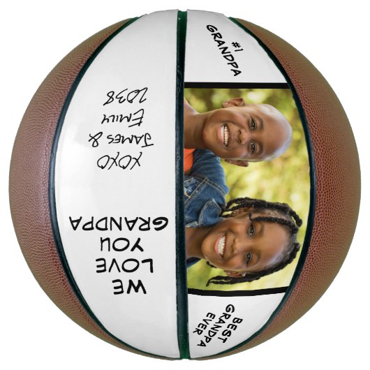 Beste foto opa basketbal (Verticaal)