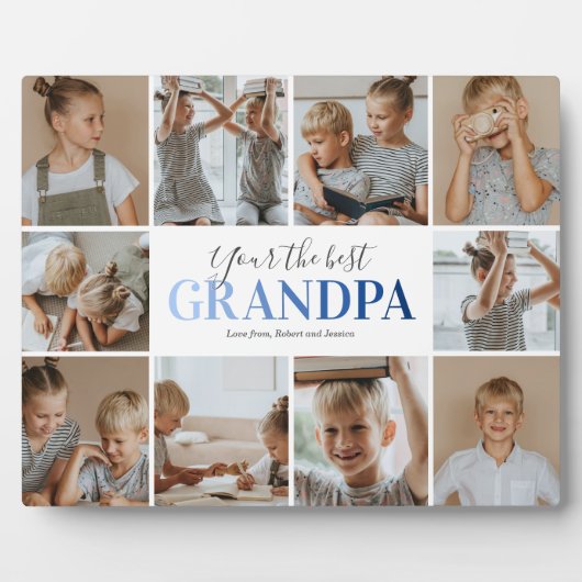 Beste foto opa fotoplaat (Voorkant)